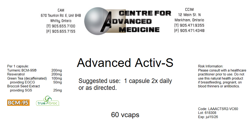 Advanced Activ-S - 60 vcaps