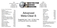 Advanced Meta-Clear-S - 186 grams