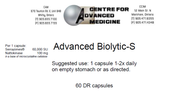 Advanced Biolytic-S - 60 caps