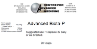 Advanced Biota P - 90 vcaps