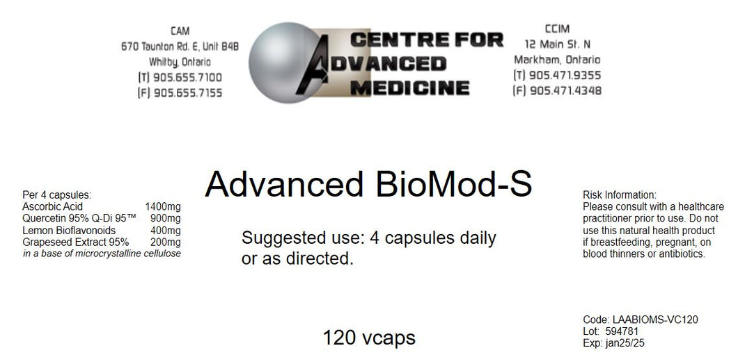 Advanced Biomod-S - 120 vcaps