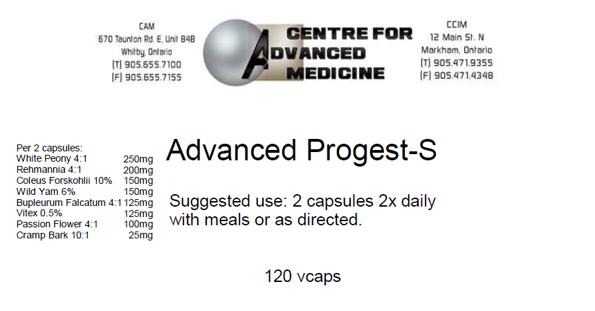 Advanced Progest-S - 120 vcaps